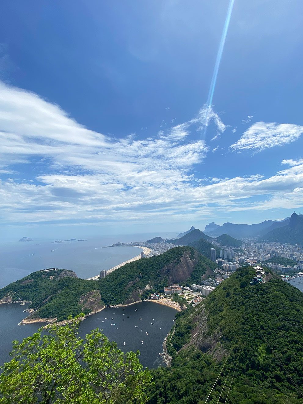Rio de Janeiro skyline and beaches